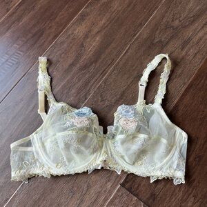 Floral lingerie bralette